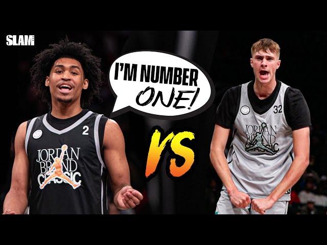 Cooper Flagg vs Dylan Harper GOT HEATED  2024 Jordan Brand Classic Full Highlights 