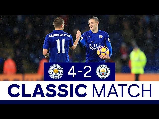 Vardy's First Premier League Hat-Trick | Leicester City 4 Manchester City 2 | Classic Matches