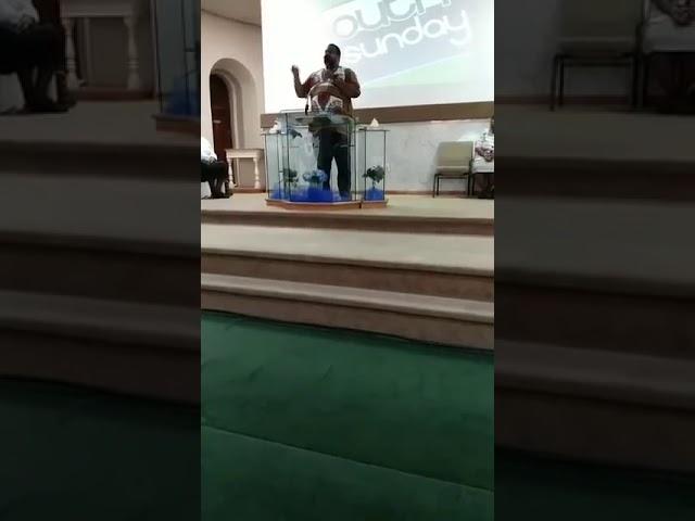 Elder Atiba Sonnebeyatta at Faith Tabernacle Church - August 2018