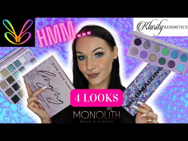 LONGING von BlendBunnyCosmetics vs. MERMAIZING von Klarity Kosmetics I Palettenvergleich I Monolith