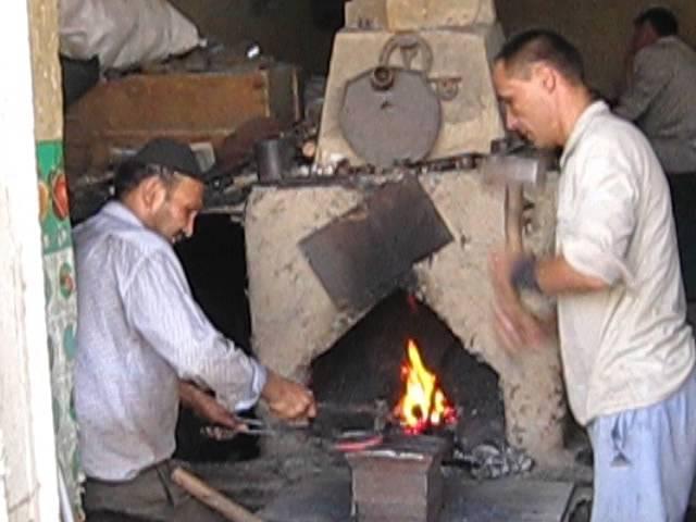 Blacksmith in Tajikistan