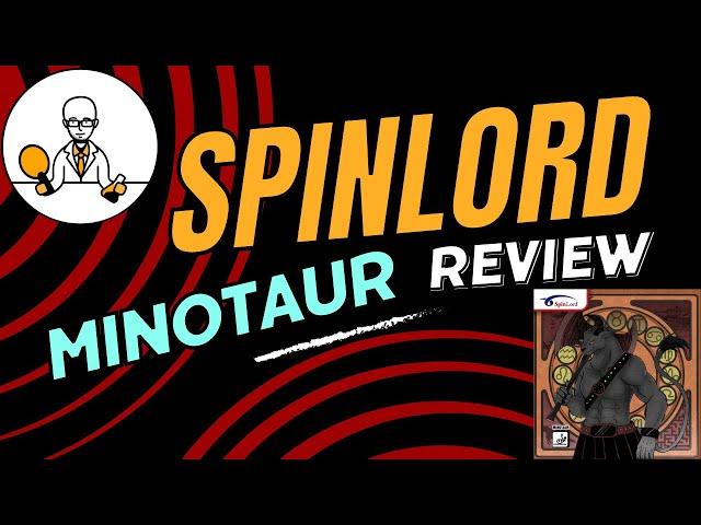 Table tennis equipment test: Spinlord Minotaur pimple-out rubber