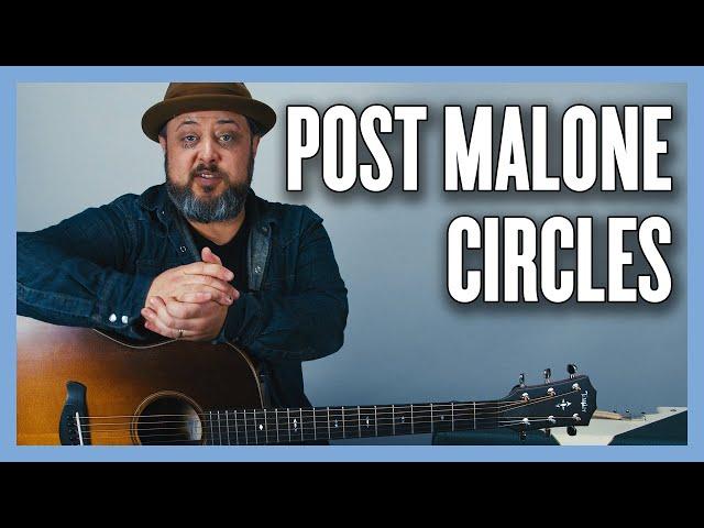 Post Malone Circles Guitar Lesson (Easy Acoustic)