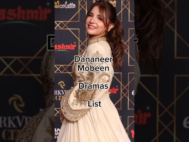 Dananeer Mobeen Dramas List #viralshort #pakistanidrama #pakistanidarama #iamhaniaawan