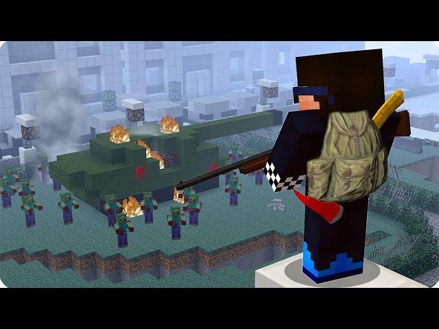 ️ОДИН ПРОТИВ МИЛЛИОНОВ! [ДЕНЬ 1] ЗОМБИ АПОКАЛИПСИС ВЫЖИВАНИЕ В МАЙНКРАФТ MINECRAFT ШЕДИ