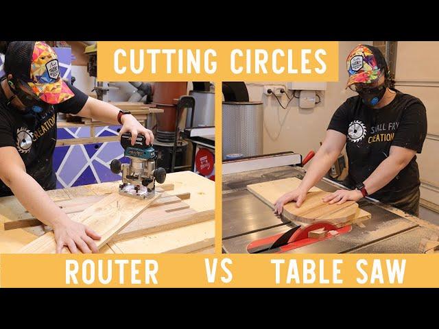 DIY | Circle Cutting for Beginners: Router vs. Tablesaw Techniques Compared