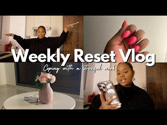 WEEKLY RESET VLOG: Clean with me, Gel Nails at Home & The Best Coconut Chicken Recipe!  #weeklyvlog