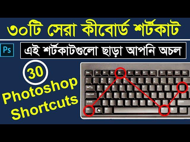 30 Amazing Photoshop Keyboard Shortcuts