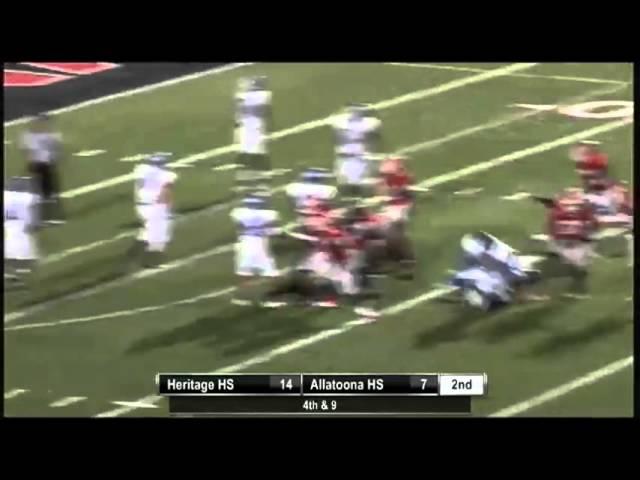 Allatoona High #29 Nate Shaw kicks 19 yard field goal