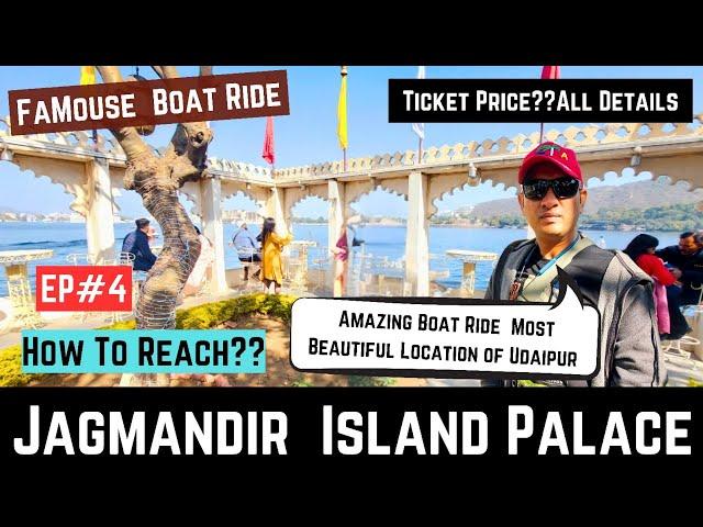 Beautiful Island Of Udaipur-Jagmandir Island Palace || Must Visit Place Amazing