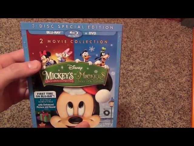 Disney Mickey's Once and Twice Upon a Christmas Blu-Ray Review and Unboxing
