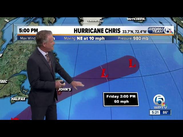 Hurricane Chris forms