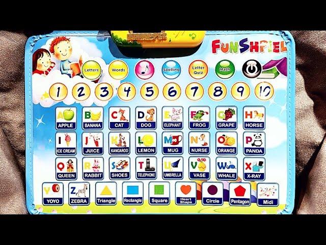 Funshpiel Kid Learning Tablet Board Review and Overview