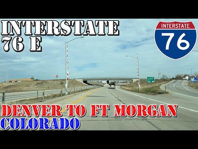 I-76 East - Denver to Fort Morgan - Colorado - 4K Highway Drive