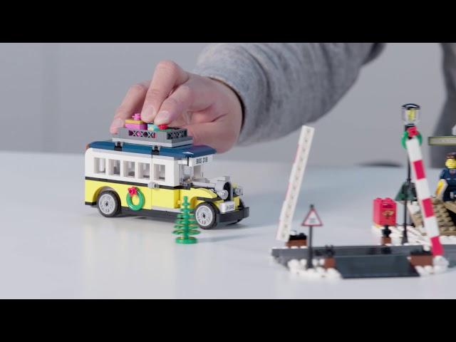 Winter Village Station - LEGO Creator Expert | Designer Video