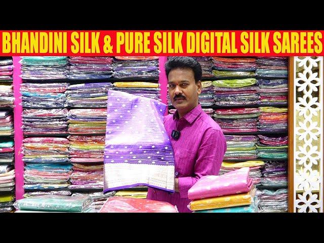 BHANDINI SILK SAREES, PURE SILK SAREES & DIGITAL SILK SAREES - SUDHAKAR SILKS