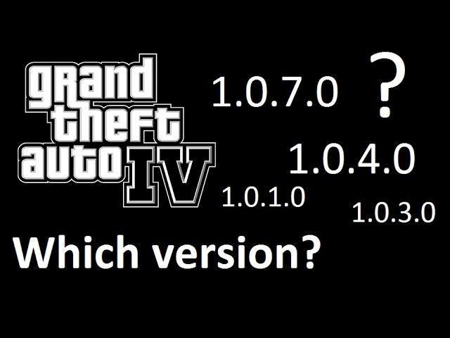 How to see which version of GTA IV you have?