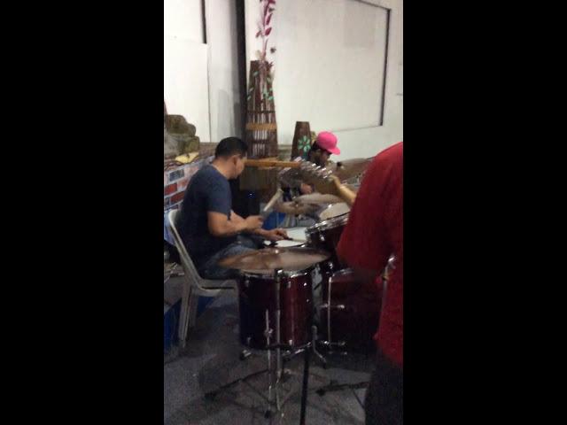 ARNOLD ARGAMINO ON DRUMS WITH BERYL GULANE ON LEAD VOCALS - SHOUT TO THE LORD @ ZCAG