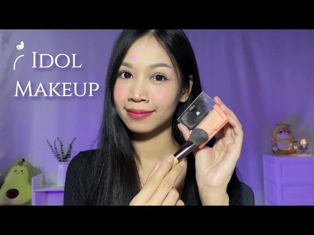 ASMR (Eng sub) K-Pop Makeup Artist  Role Play | Doing Your Makeup in Waiting Room (Layered Sound)