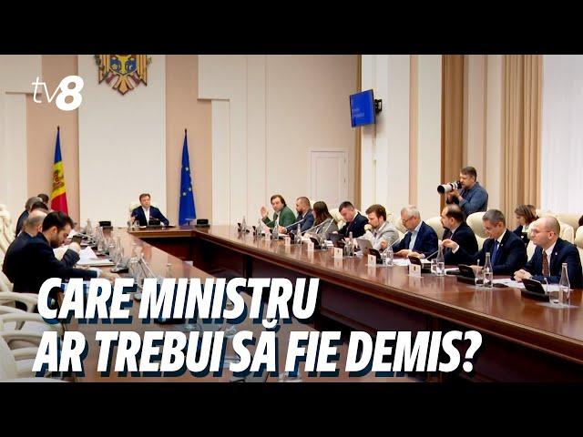 Care ministru ar trebui să fie demis?