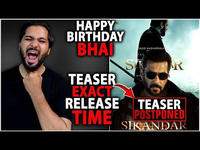 Sikandar Teaser Release Time | Salman Khan Birthday Celebration | Atlee6 Official Update Today