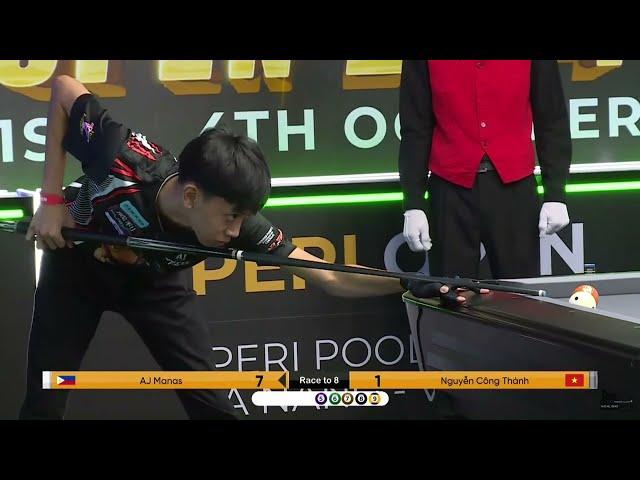 FULL HIGHLIGHTS | ALBERT JAMES MANAS VS NGUYEN CONG THANH | PERI 9 BALL OPEN 2024