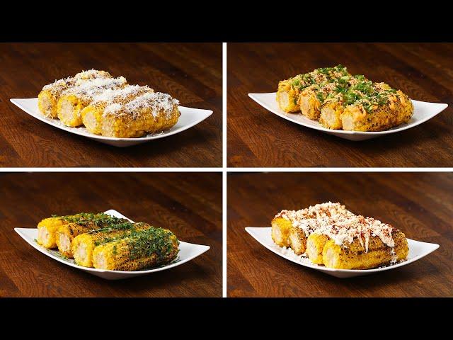 Grilled Corn 4 Ways