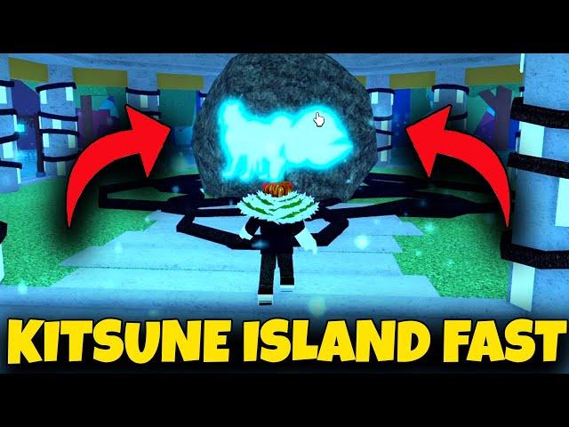 How to FIND KITSUNE ISLAND / SHRINE easily (in 1 minute) - Blox Fruits