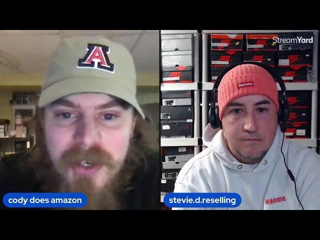 Episode 15 Cody's Business Show: Stevie D Reselling, Shoe God, Amazon Seller, Heatseekers Discord