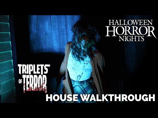 Triplets of Terror Haunted House | Halloween Horror Nights 33 at Universal Orlando