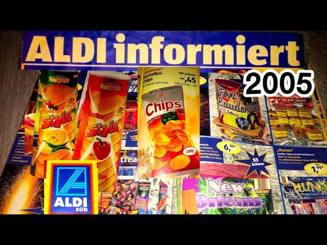 ALDI Preise vor 20 Jahren Silvester Angebote Zeitreise Vintage Food Snacks Chips