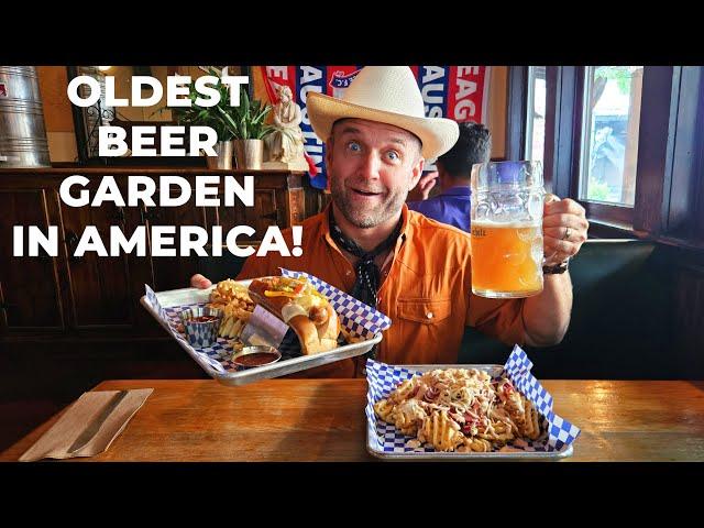 Scholz Garten  OLDEST Beer Garden in America!