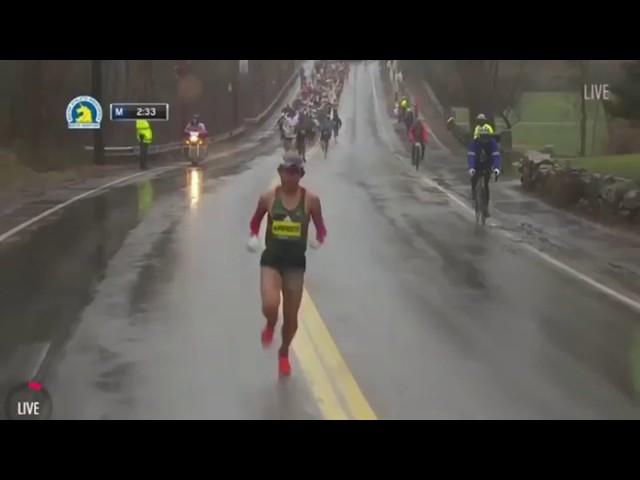 Boston Marathon 2018 - Yuki Kawauchi Highlights