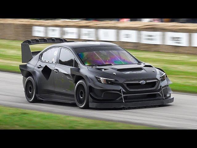 670HP Subaru WRX (2024) 'Project Midnight' attacking the Goodwood hillclimb course!