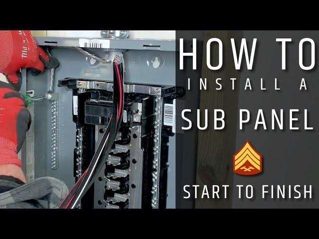 How to Install and Wire a Sub Panel