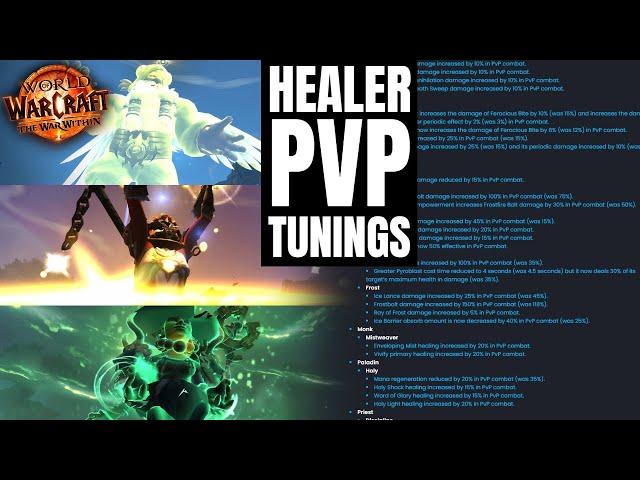 WEAK HEALERS GET BIG BUFFS! - Tuesday PvP Tunings - WoW The War Within 11.0.2 PvP