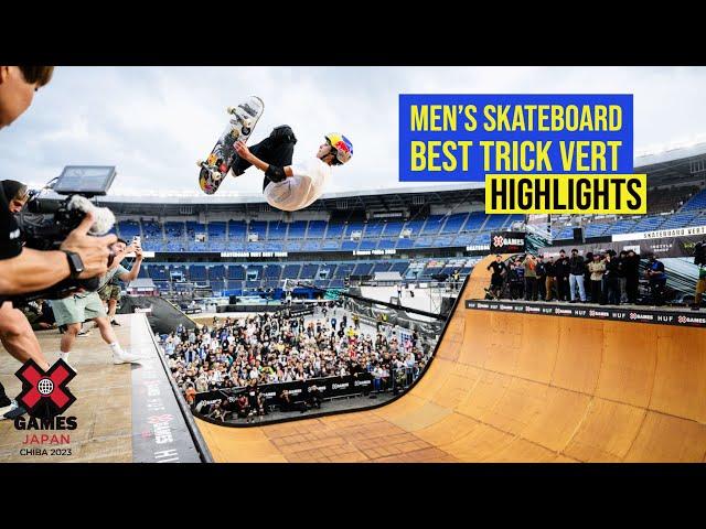 BEST OF Skateboard Vert Best Trick | X Games Japan 2023