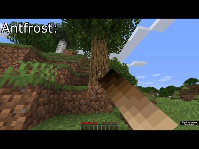 Antfrost POV in Minecraft Manhunt...