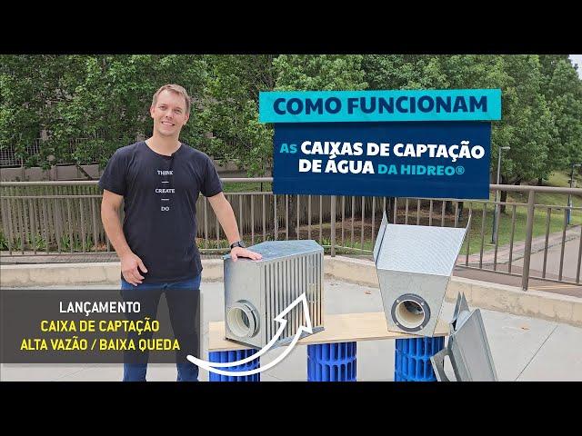 Caixas de Captação de Água para pequenos rios, riachos ou córregos da Hidreo® energy solutions