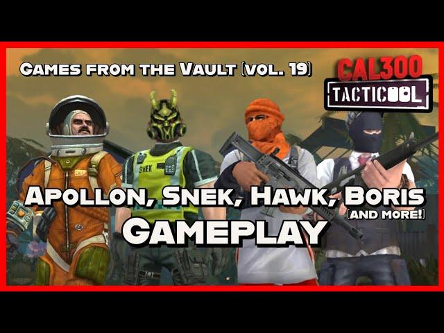 TACTICOOL: Games from the Vault (vol. 19: Apollon, Snek, Hawk, Boris Gameplay)