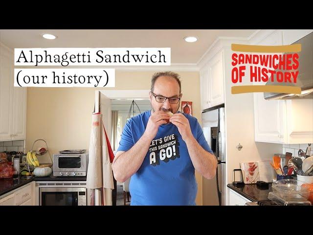 Aplhagetti Sandwich (our history) on Sandwiches of History⁣