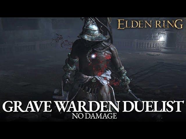 Grave Warden Duelist Boss Fight (No Damage) [Elden Ring]