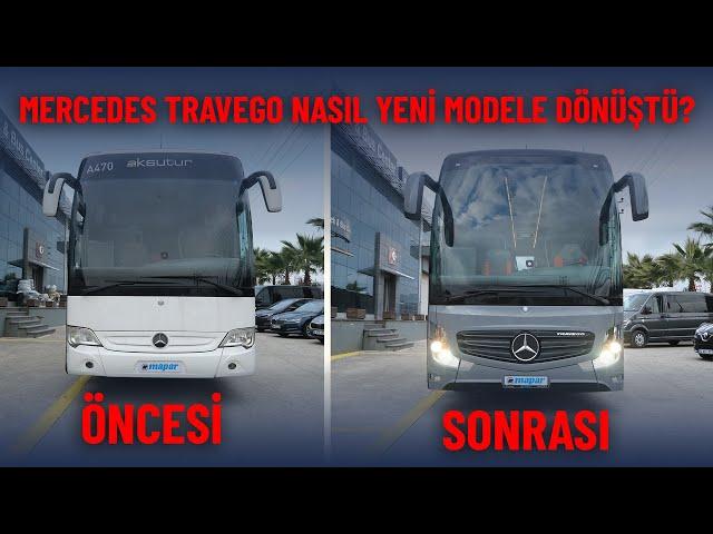 MERCEDES TRAVEGO Nasıl Yeni Model Dönüştü? #mercedes #travego #otobüs