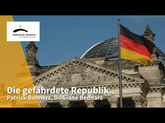 Die gefährdete Republik. Sprache, Denken und Politik des neuen Nationalradikalismus, Teil 1