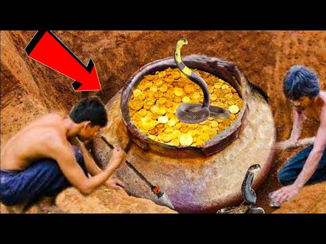 देखिए जब ज़मीन के नीचे से मिली सोने की दैग जिसे निकालना पड़ा भारी || Where are Gold Mines Found