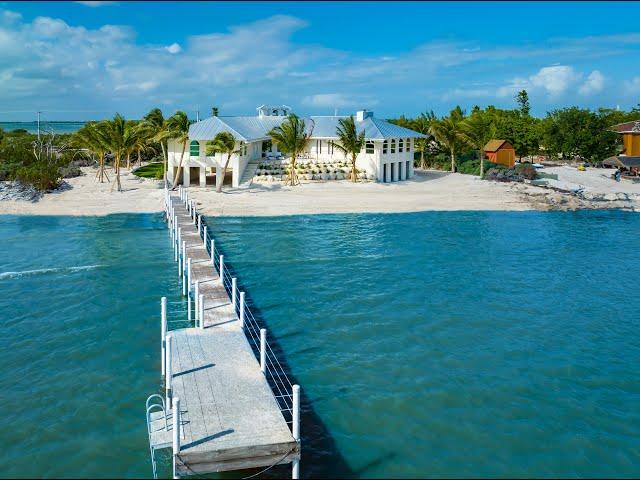 Luxury Big Pine Key Estate on Private Beach with Pier and Boat Slip!