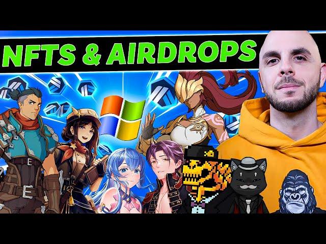 HUGE Upcoming FREE Token Airdrops, Upcoming Gaming NFTs, Ordinal NFTs & More!