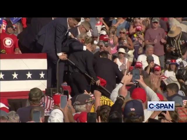 Gunshots at Former President Trump's Rally