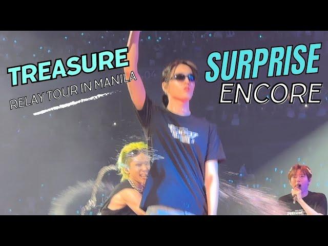 TREASURE Reboot Relay Tour in Manila — Surprise Encore for Teume  Philippines May 2024 #vip