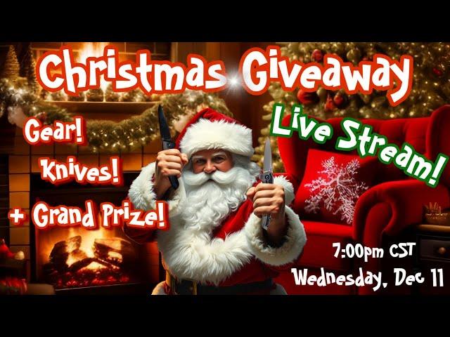 Legion Steel Knives - Christmas Giveaway | LIVESTREAM |